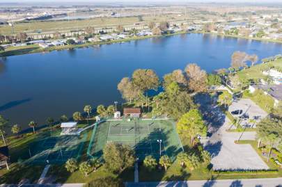 Spanish Lakes aerial view