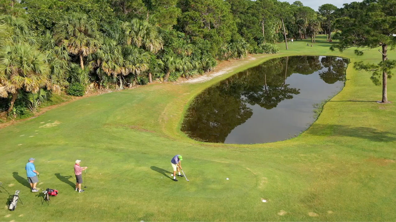 Golfing at Spanish Lakes